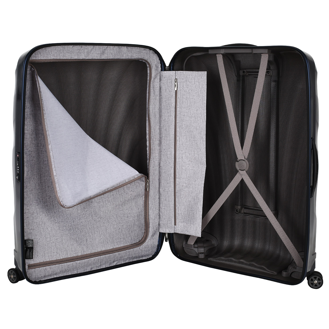 Чемодан очень большой XL из материала Curv с кодовым замком Samsonite C-Lite