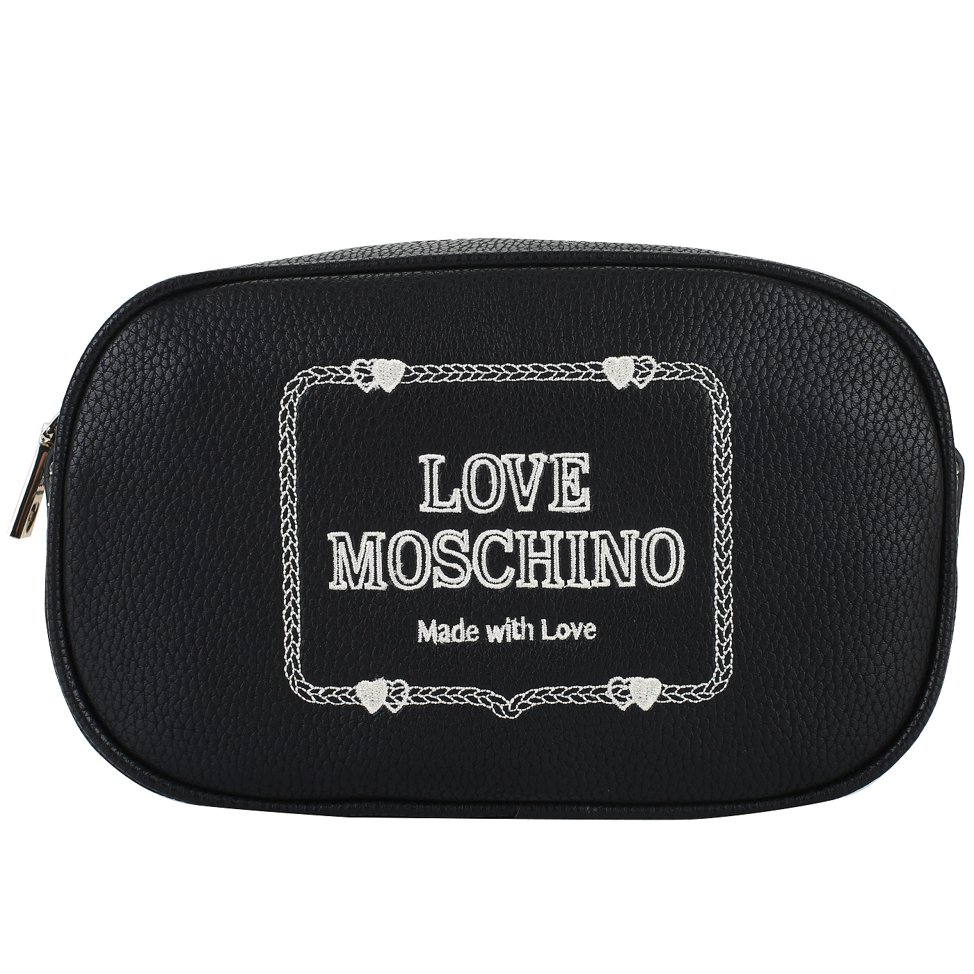 Поясная сумочка на молнии Love Moschino Made with Love
