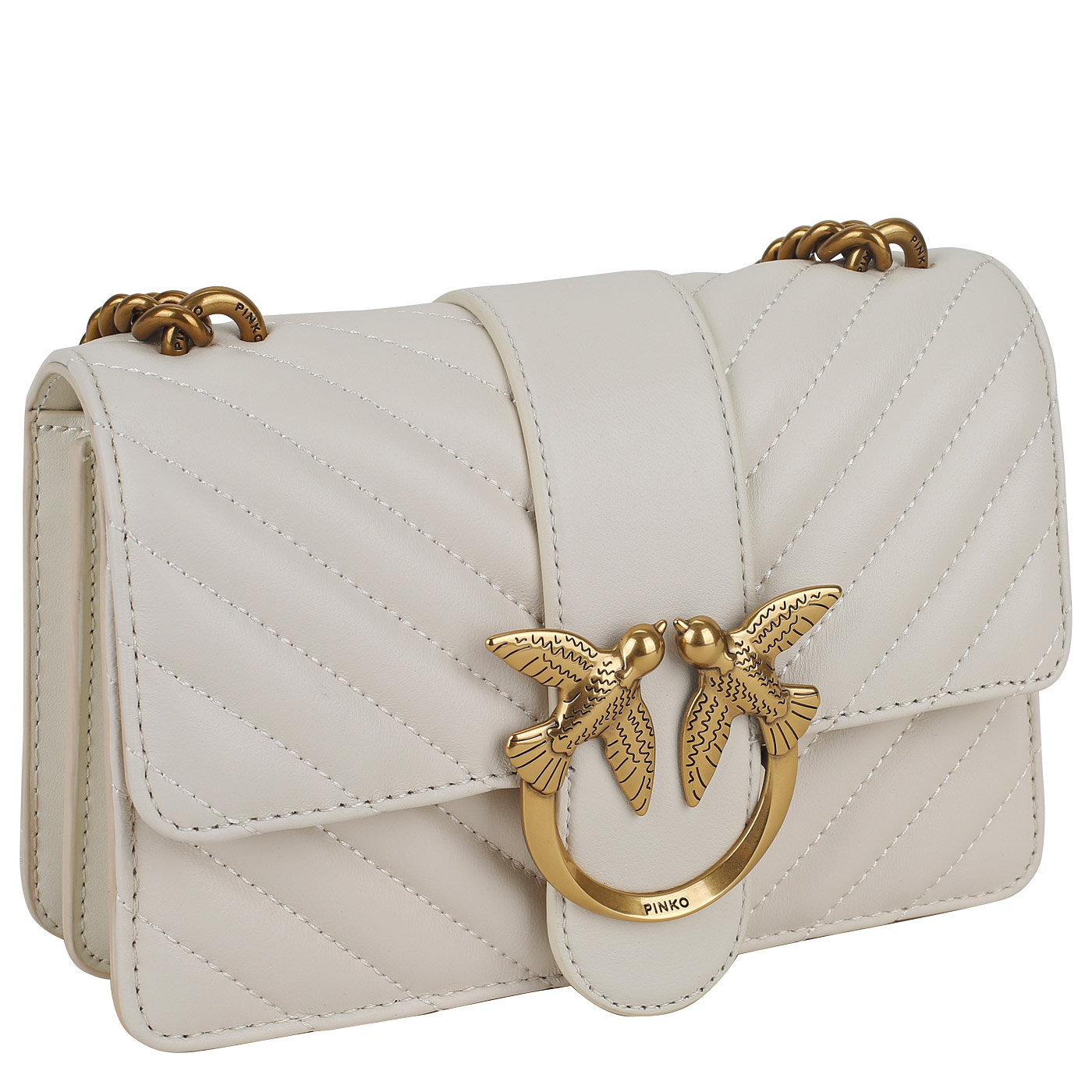 Сумка через плечо с цепочкой Pinko Love Icon