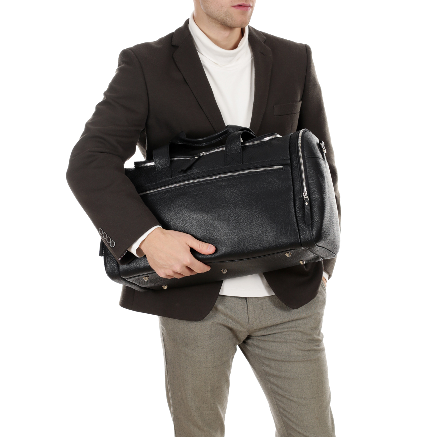 Кожаная дорожная сумка Stevens 