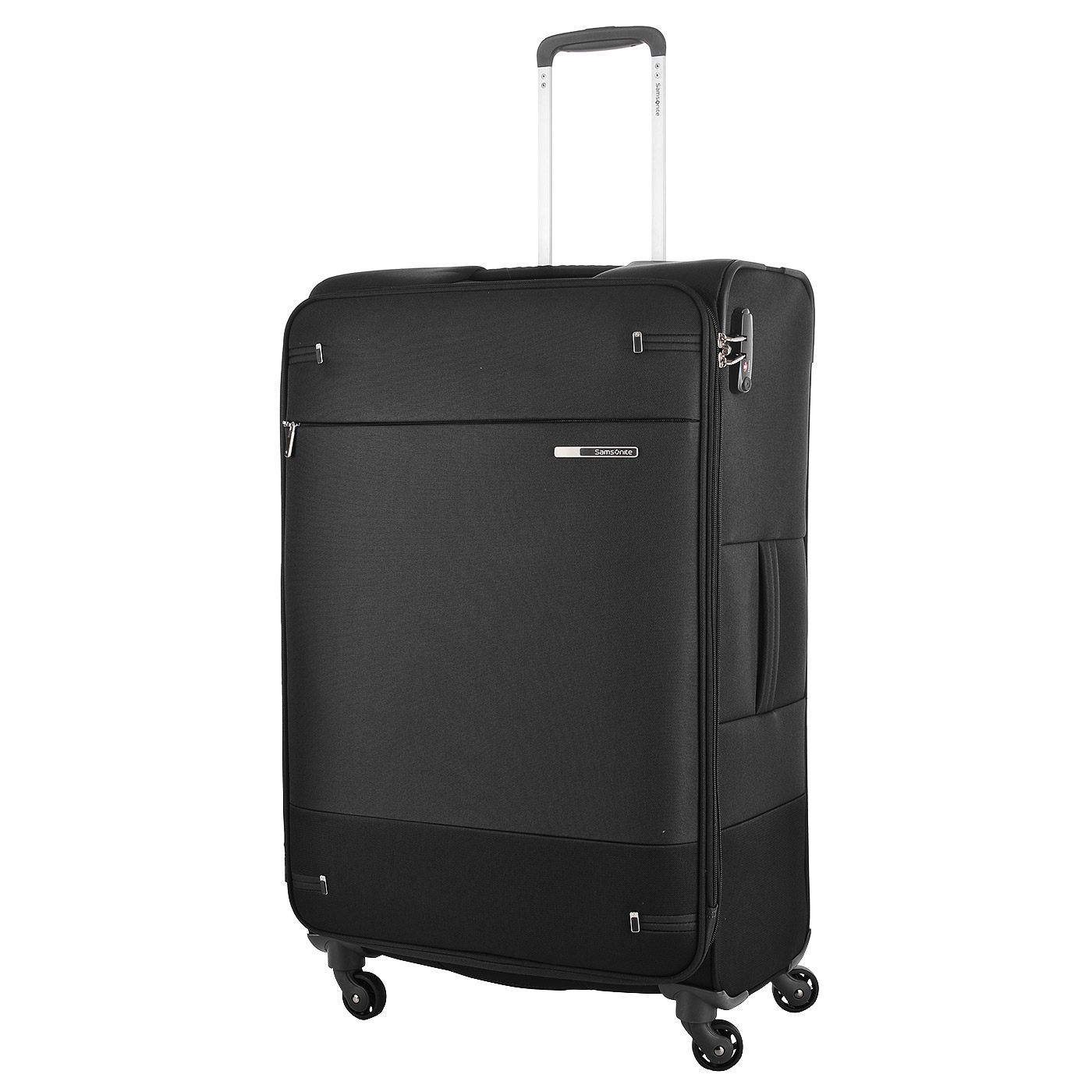 Samsonite Чемодан из черного полиэстера
