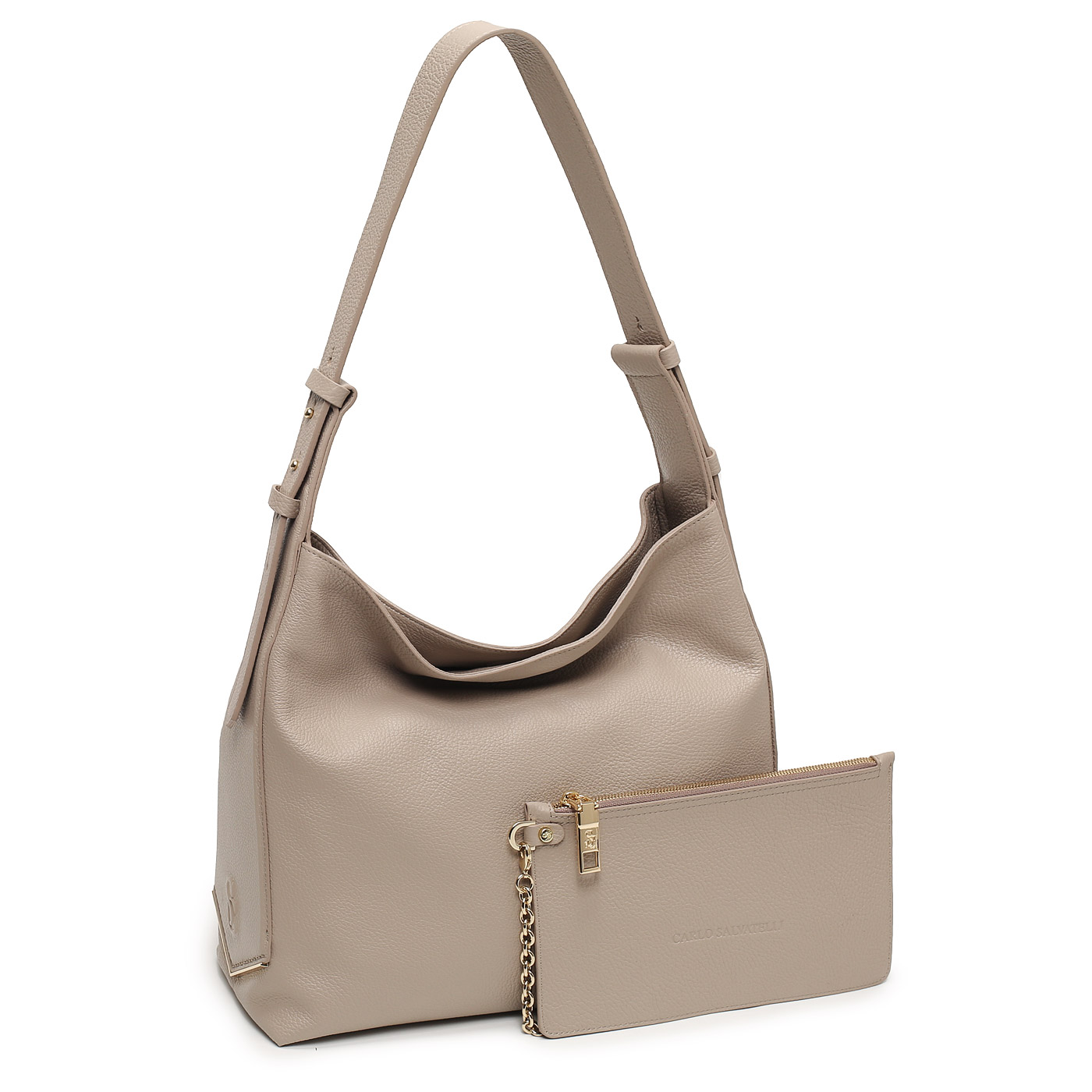 Кожаная сумка Carlo Salvatelli Violetta gemma