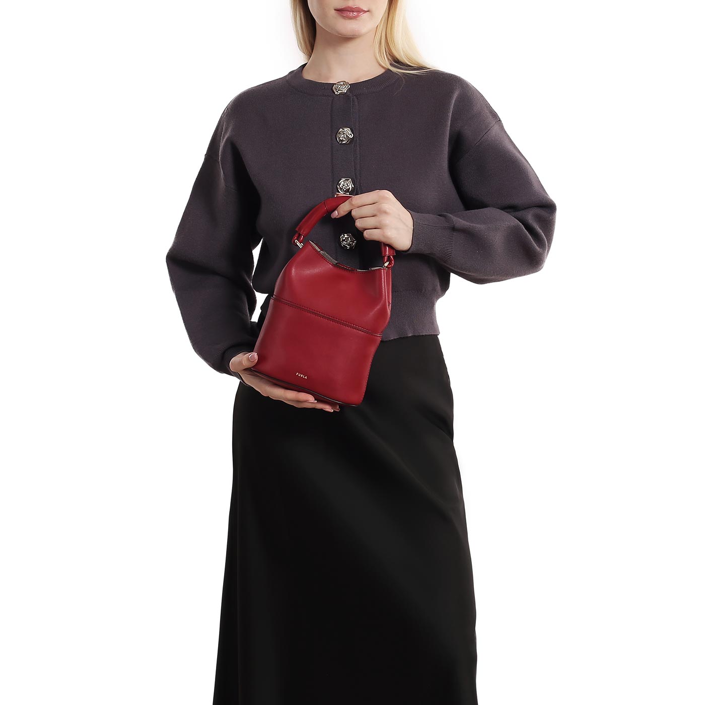 Кожаная сумка Furla Sfera