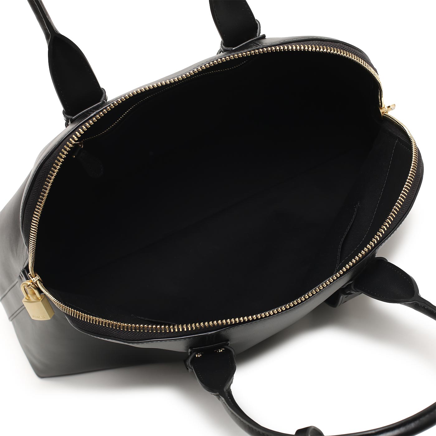 Кожаная сумка Pinko Bowling bag