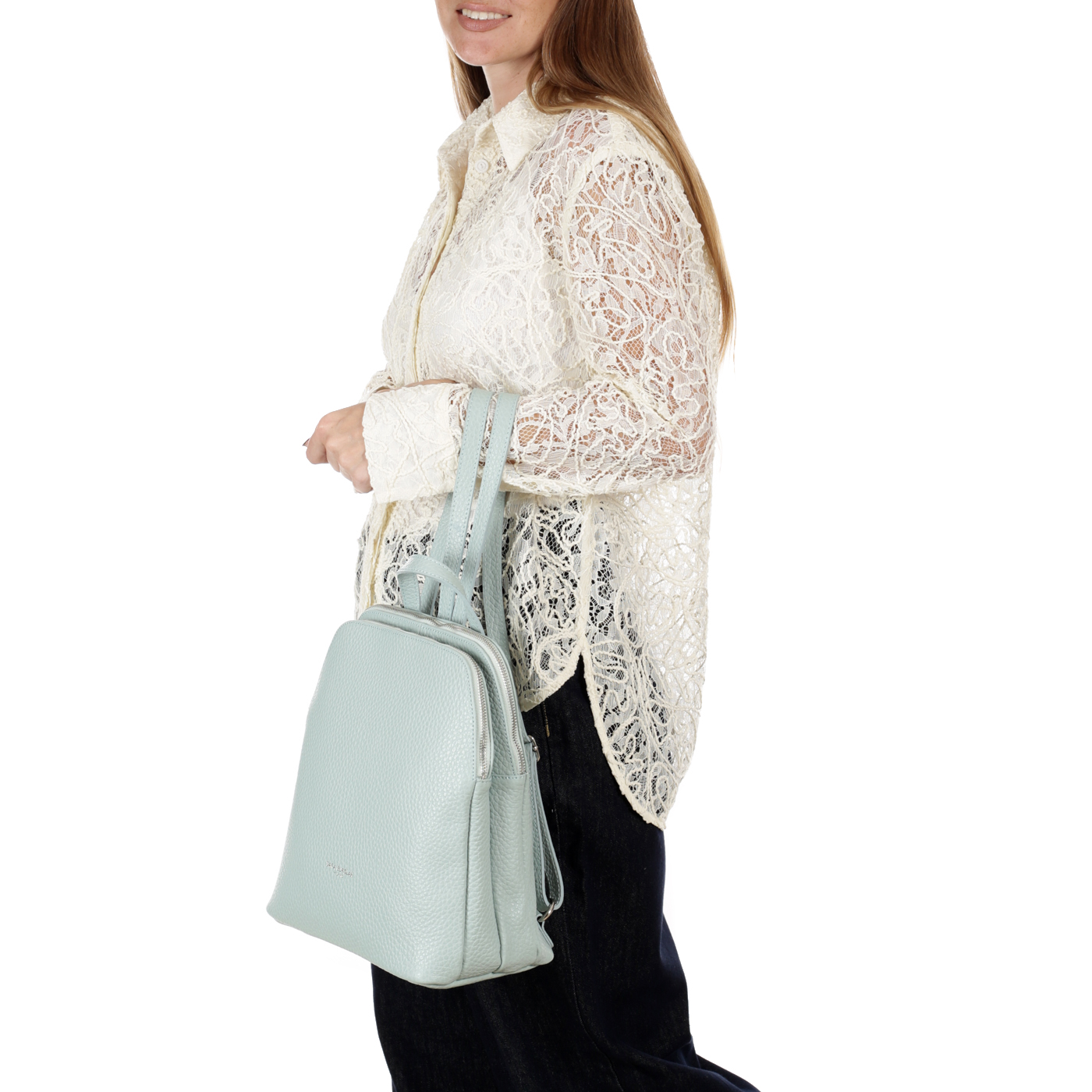 Кожаный рюкзак Sara Burglar Regina Bufalo