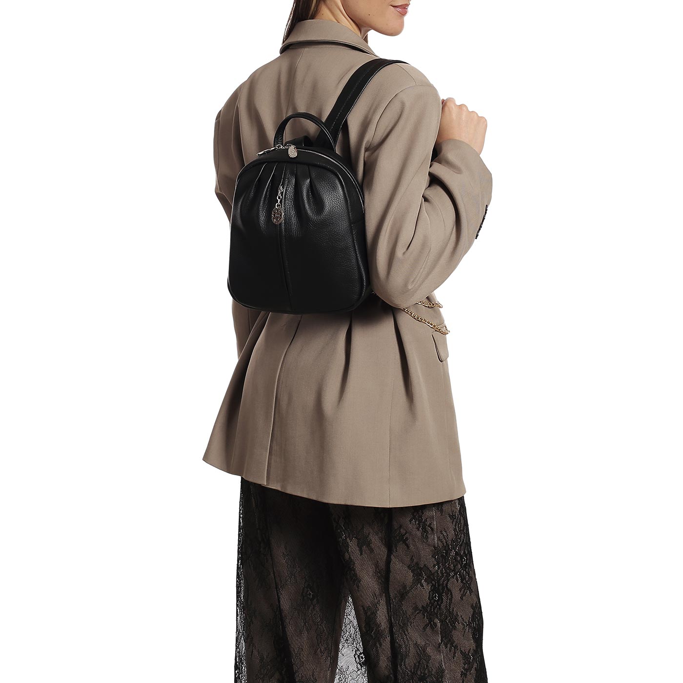 Кожаный рюкзак Curanni 