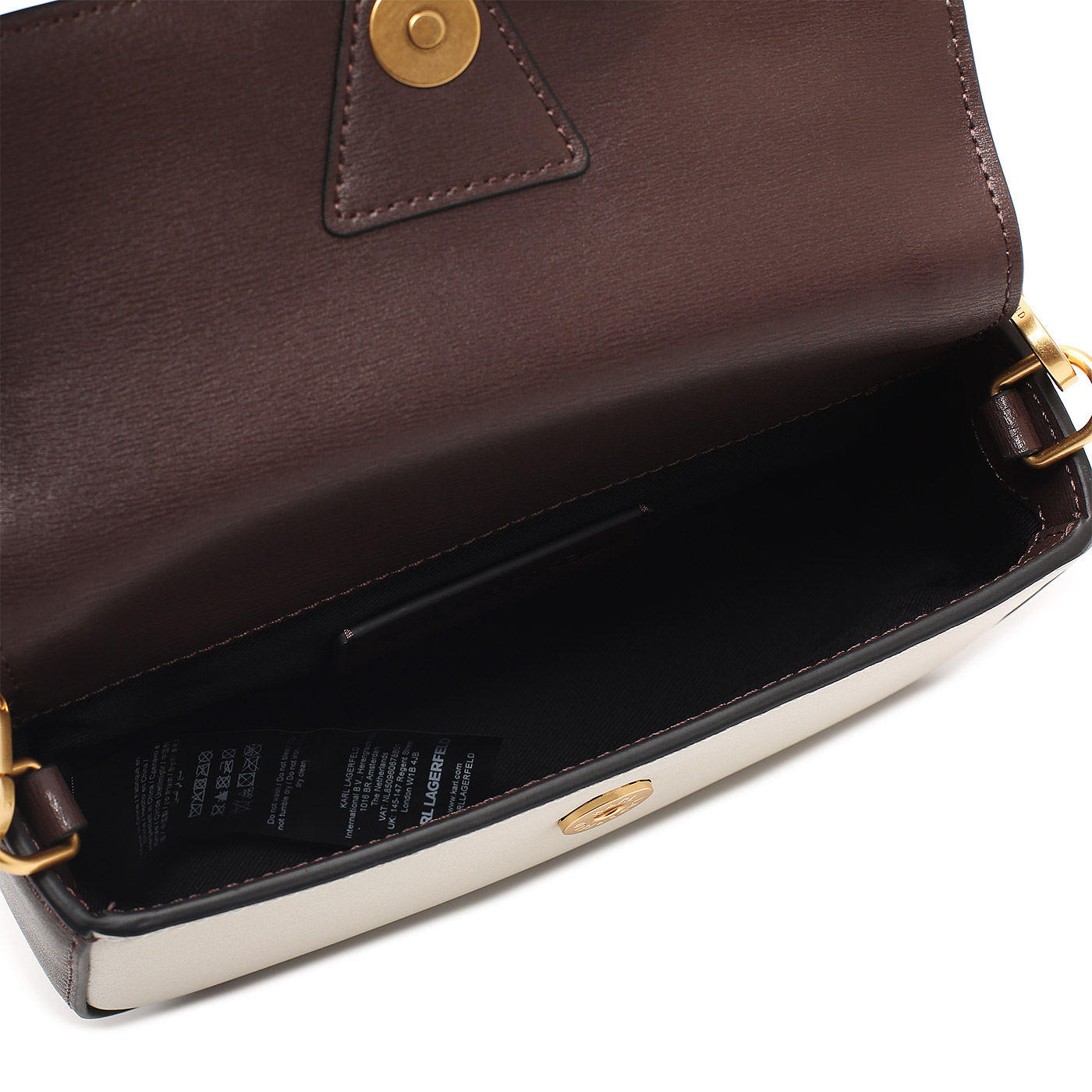 Кожаная сумка Karl Lagerfeld Lock