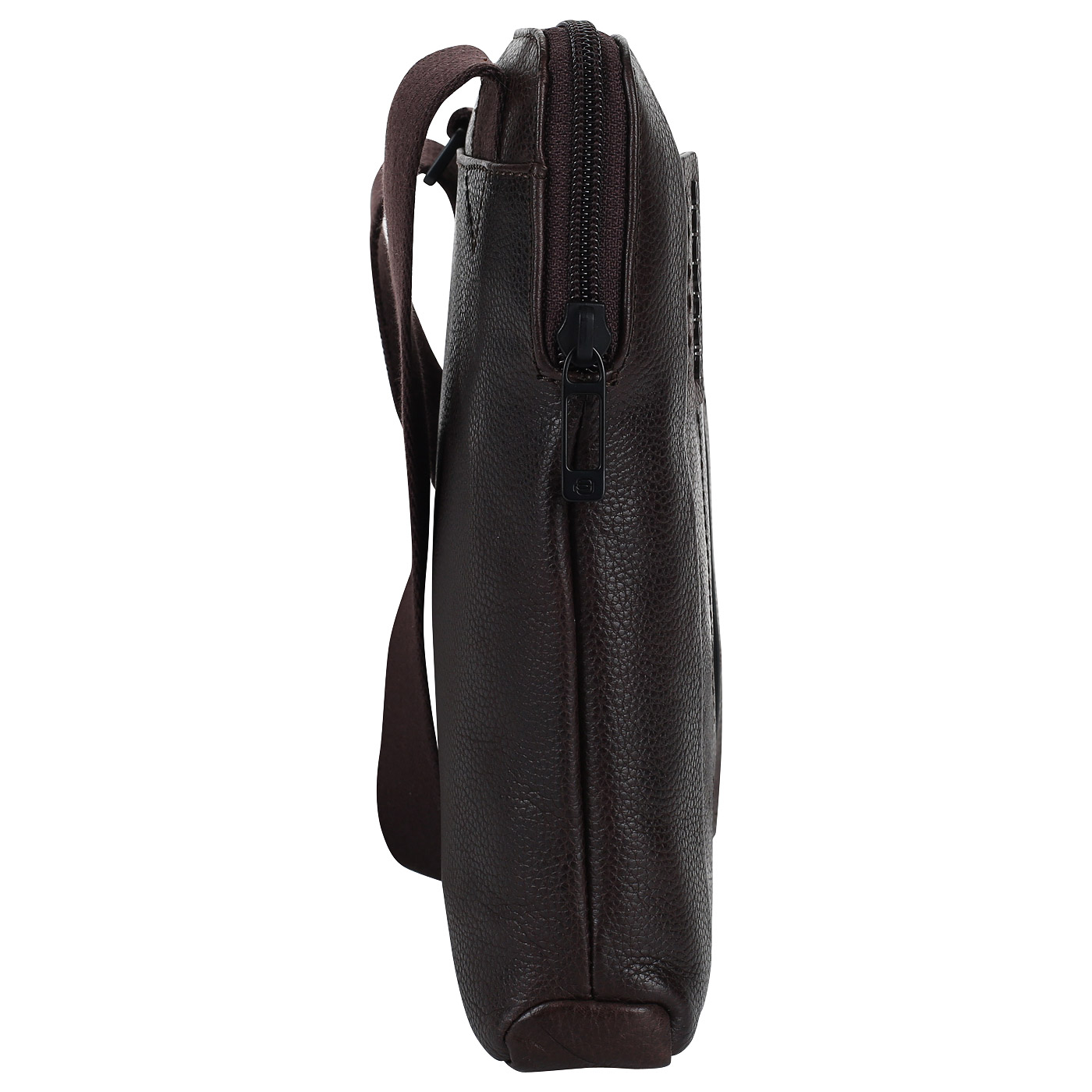 Мужская сумка-планшет из коричневой кожи Piquadro Plus