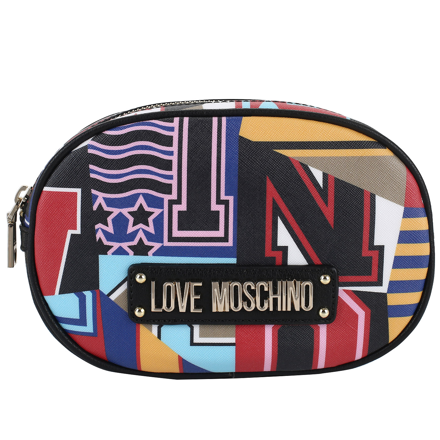 Сумочка на пояс Love Moschino Graphic Alphabet