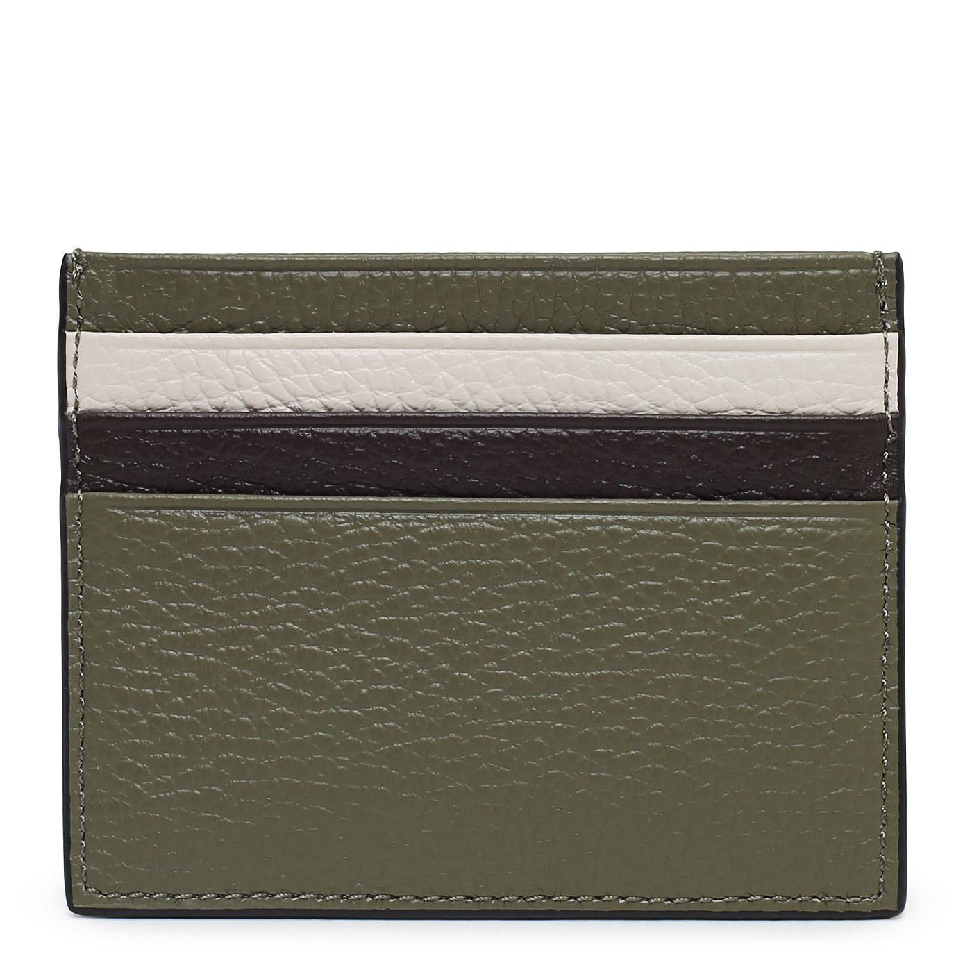 Кожаная визитница Coccinelle Metallic Tricolor