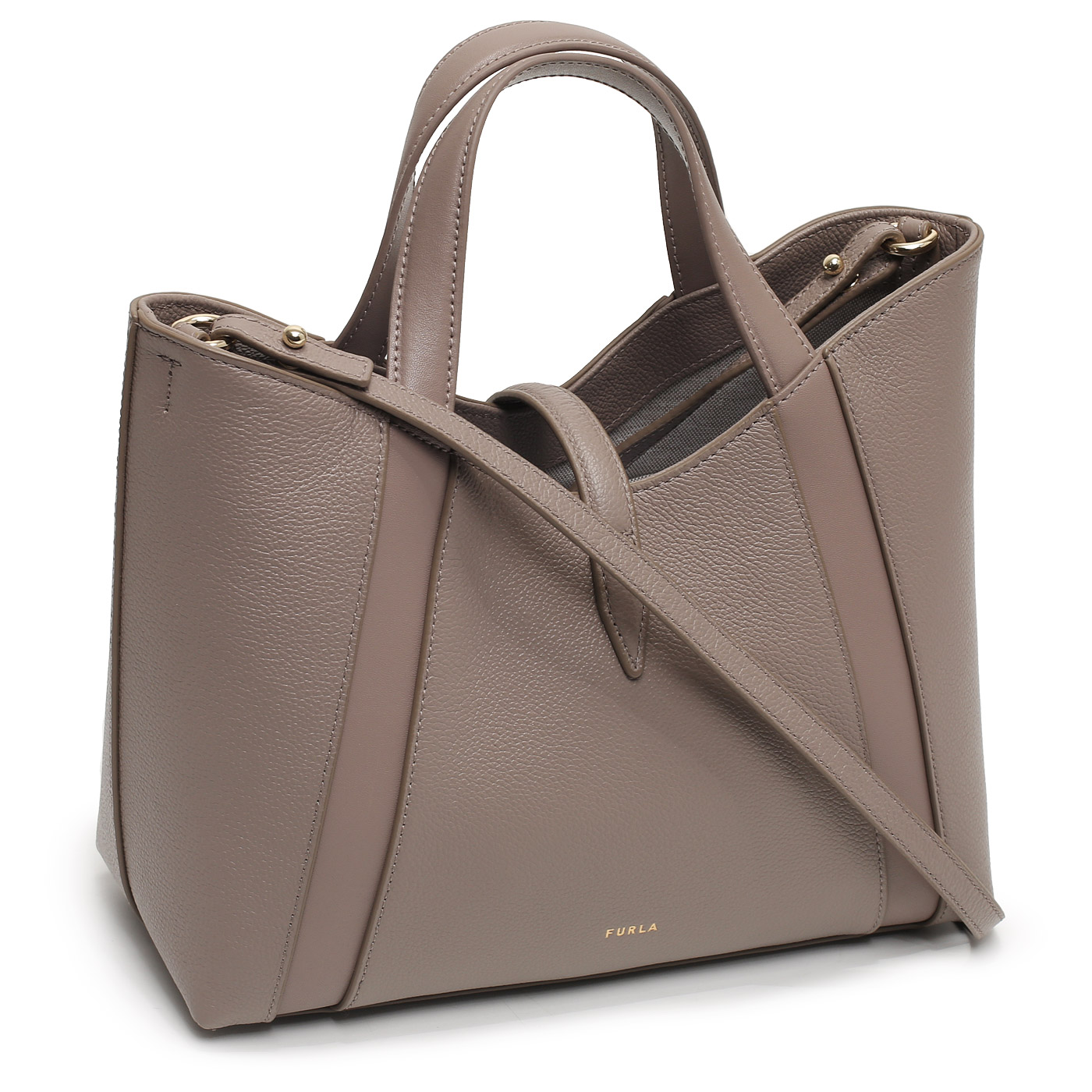 Кожаная сумка Furla Goccia