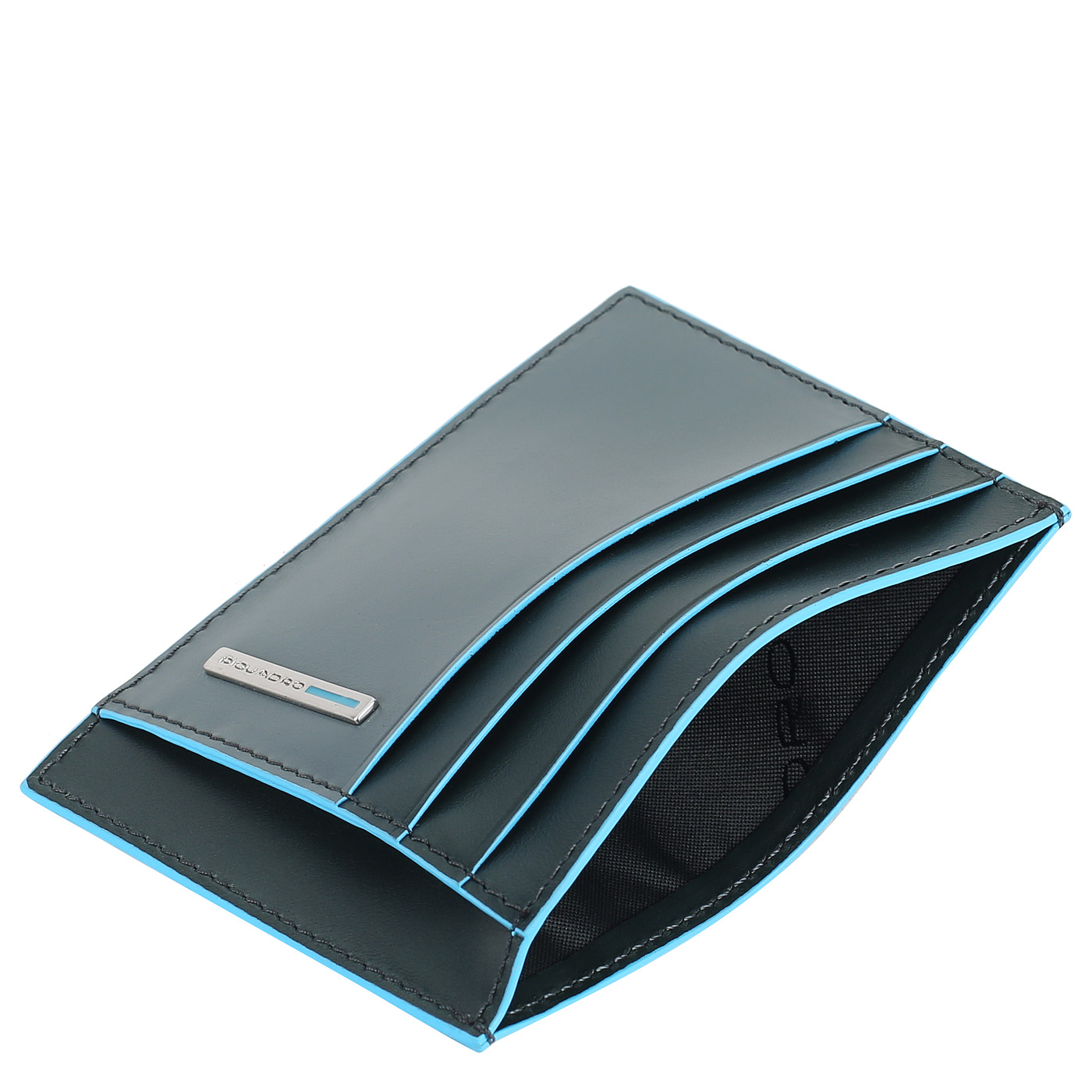Кожаная визитница Piquadro Blue square