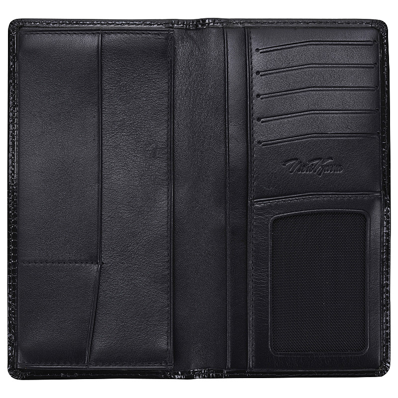 Портмоне, кожа, черное Neri Karra 