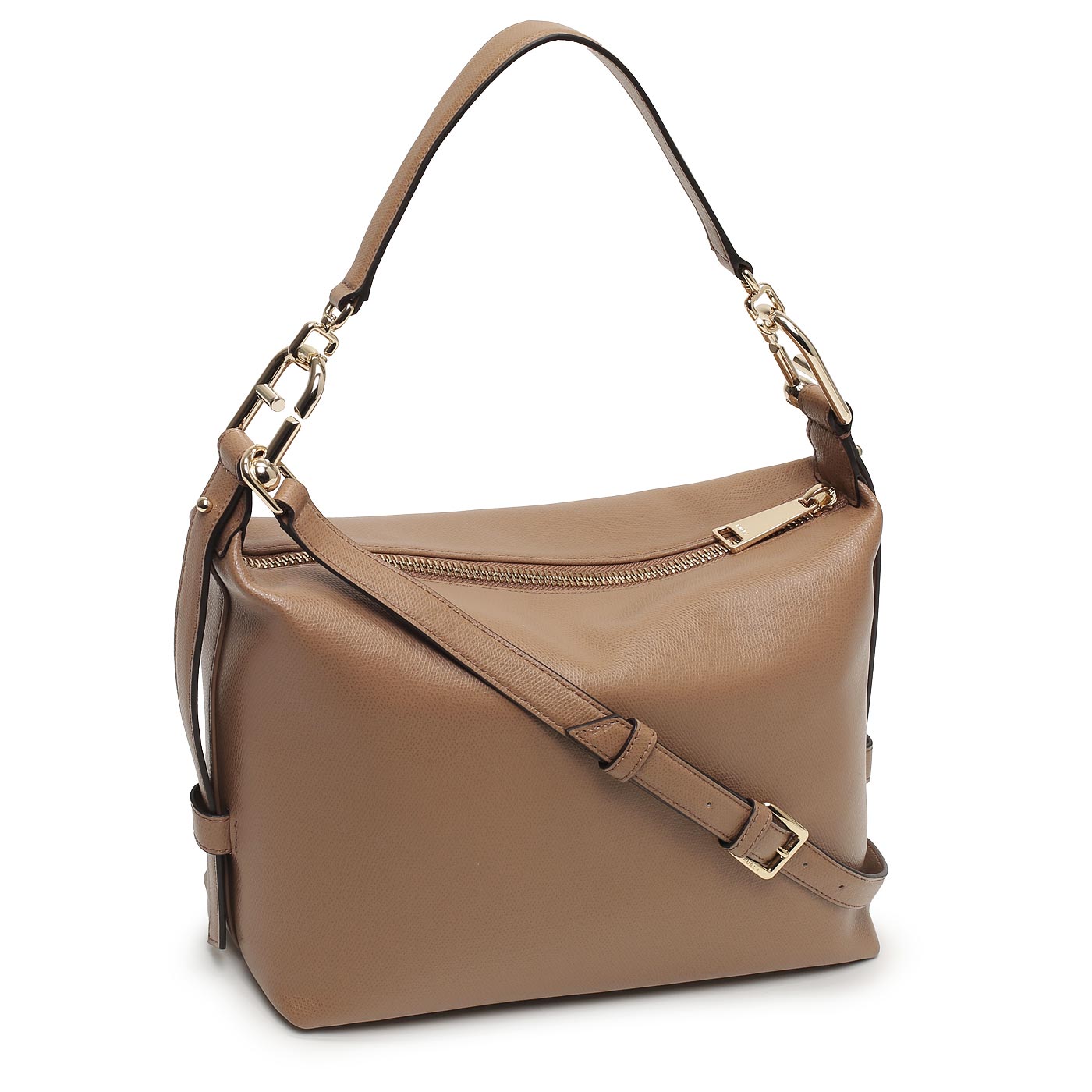 Кожаная сумка Furla Tonie