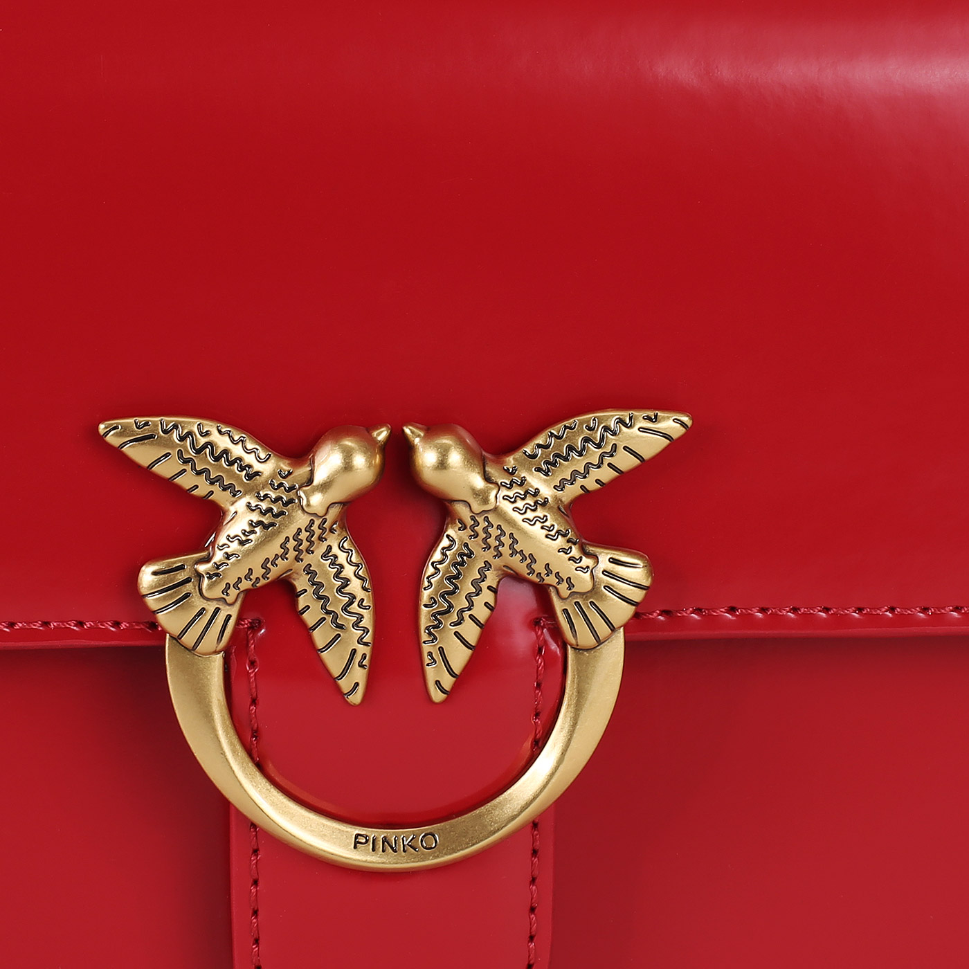 Кожаная сумка Pinko Love One