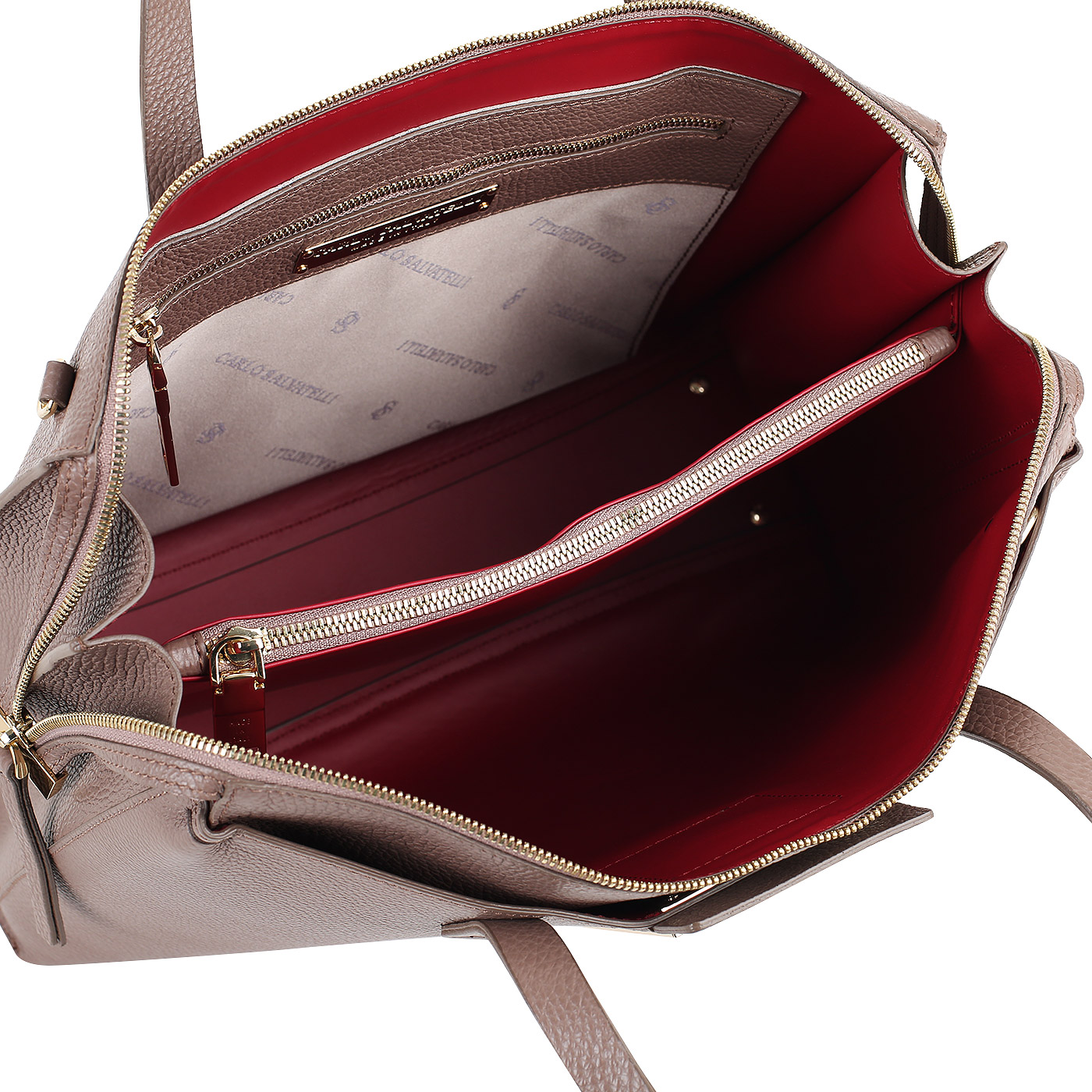 Кожаная сумка Carlo Salvatelli Sharon gemma