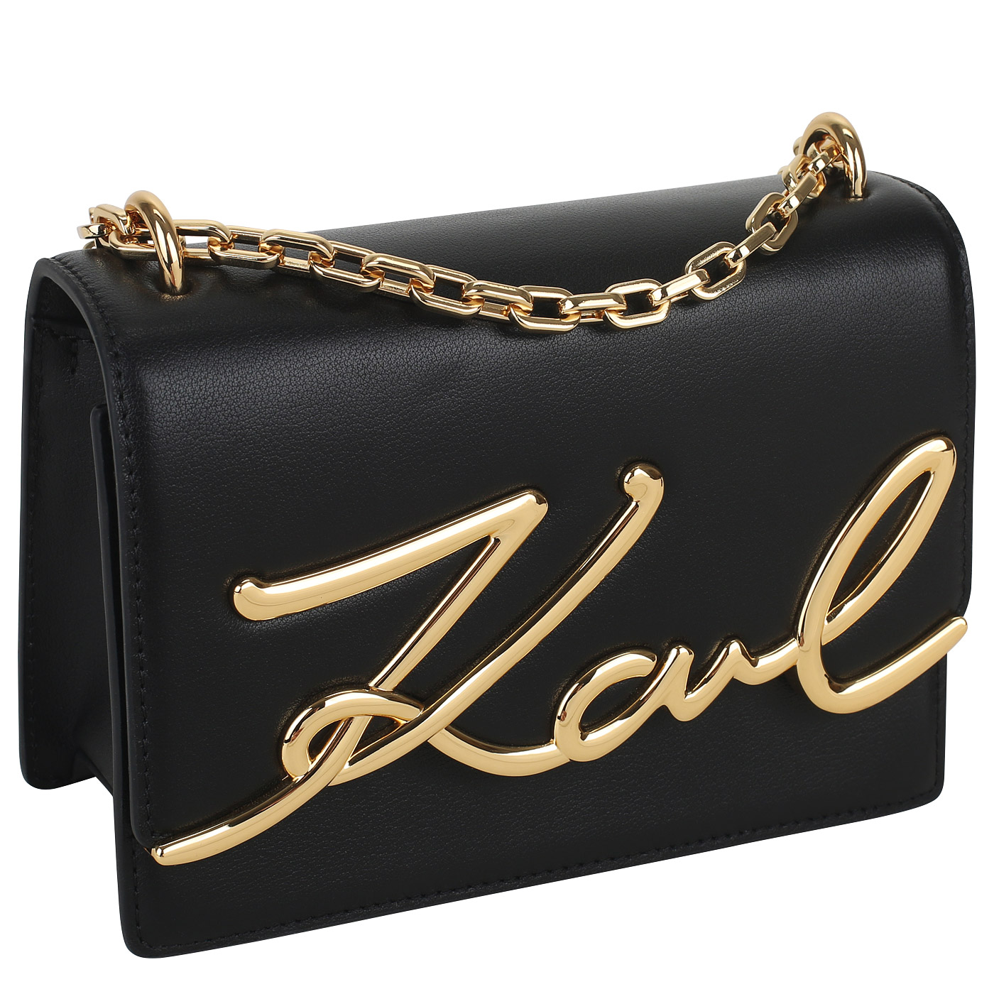 Сумка через плечо с цепочкой Karl Lagerfeld Signature