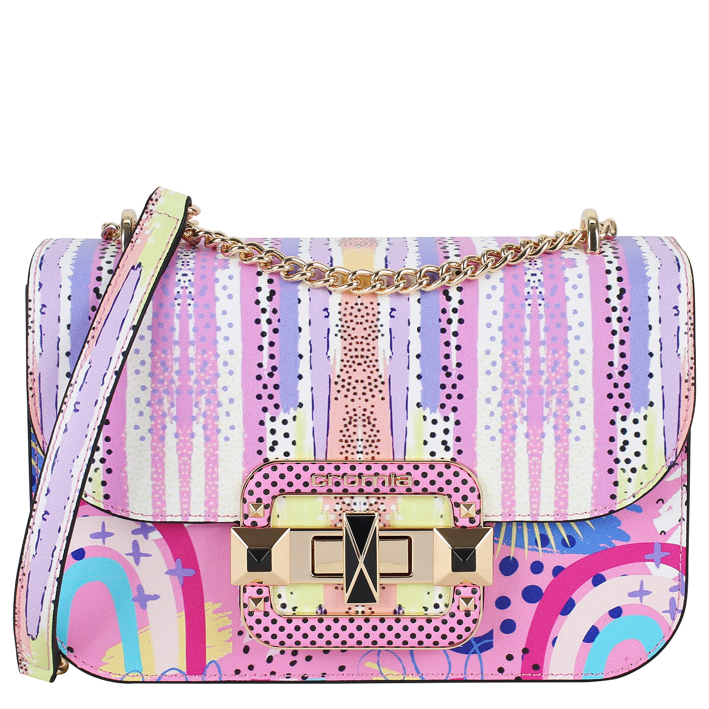 Cromia Сумка через плечо с цепочкой