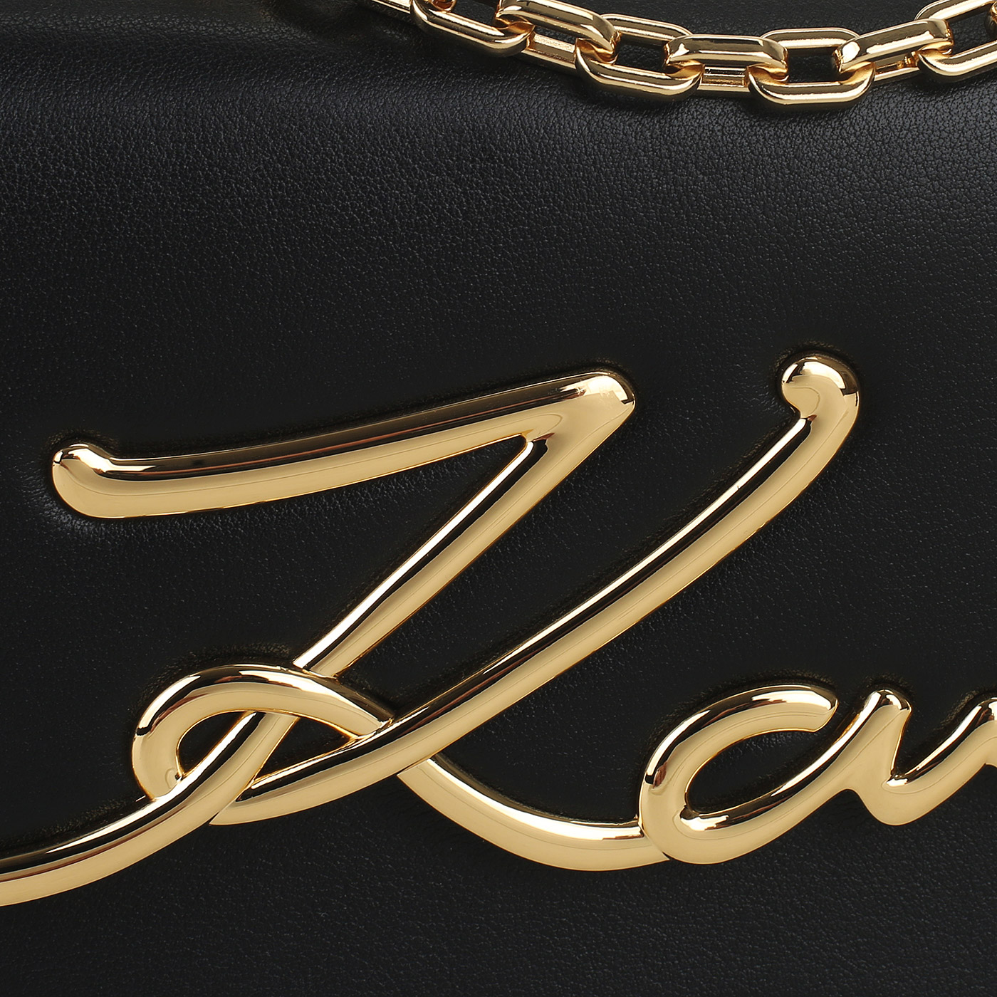 Сумка через плечо с цепочкой Karl Lagerfeld Signature