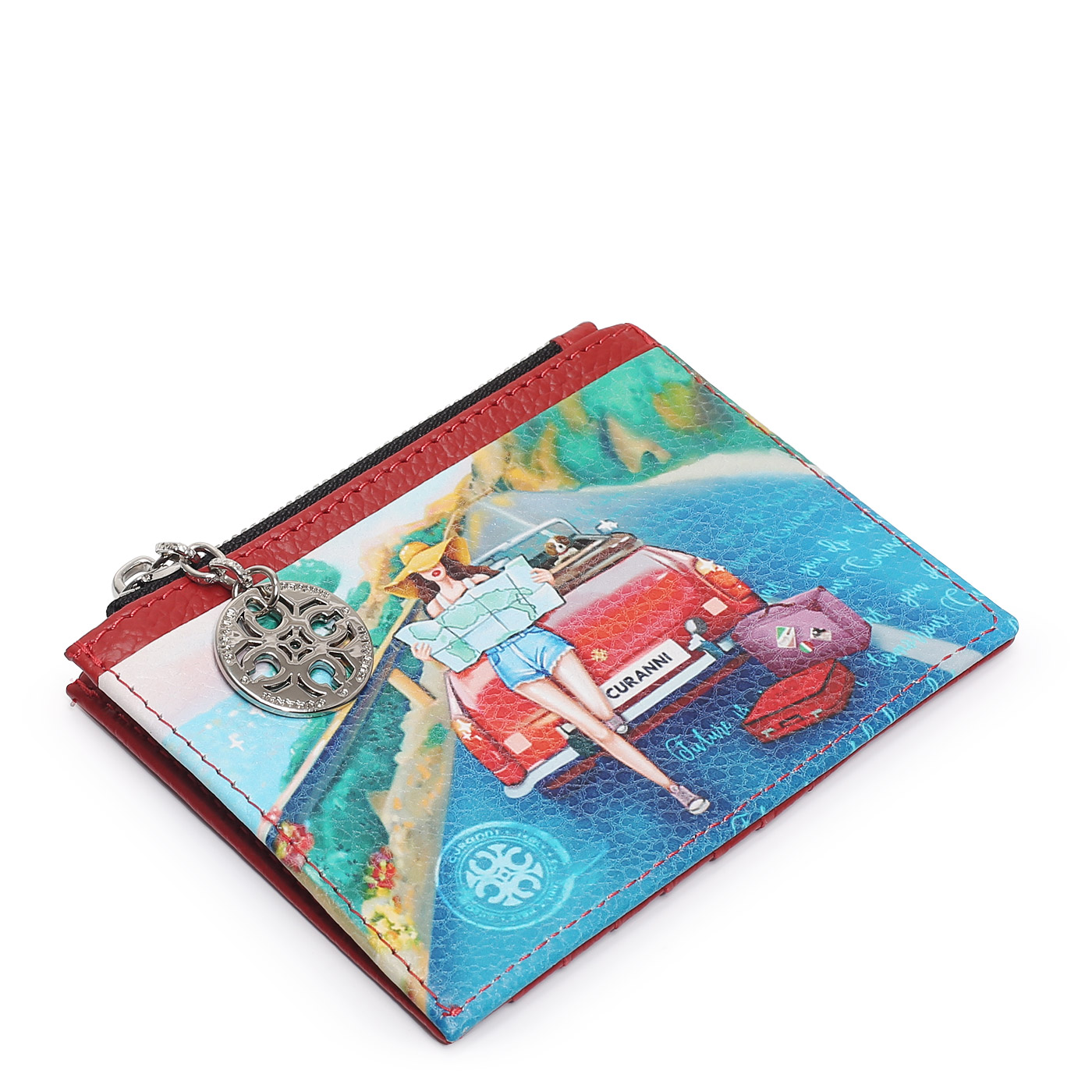 Визитница с принтом Curanni 