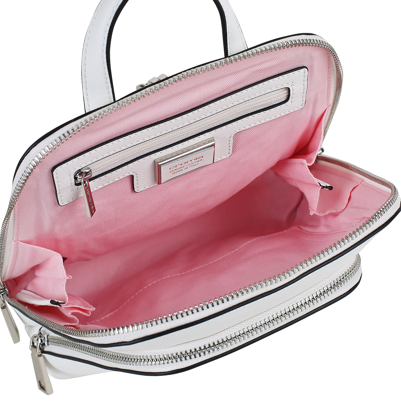Кожаный сафьяновый рюкзак Cromia Perla