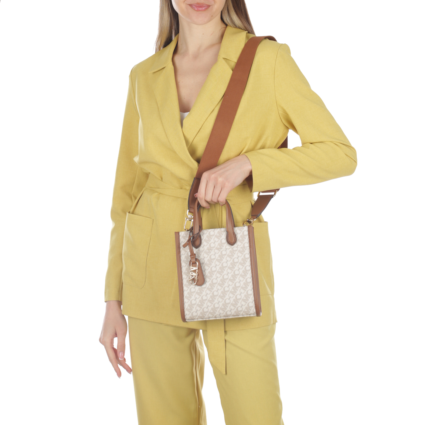 Сумка с фирменным брелоком Michael Kors Gigi
