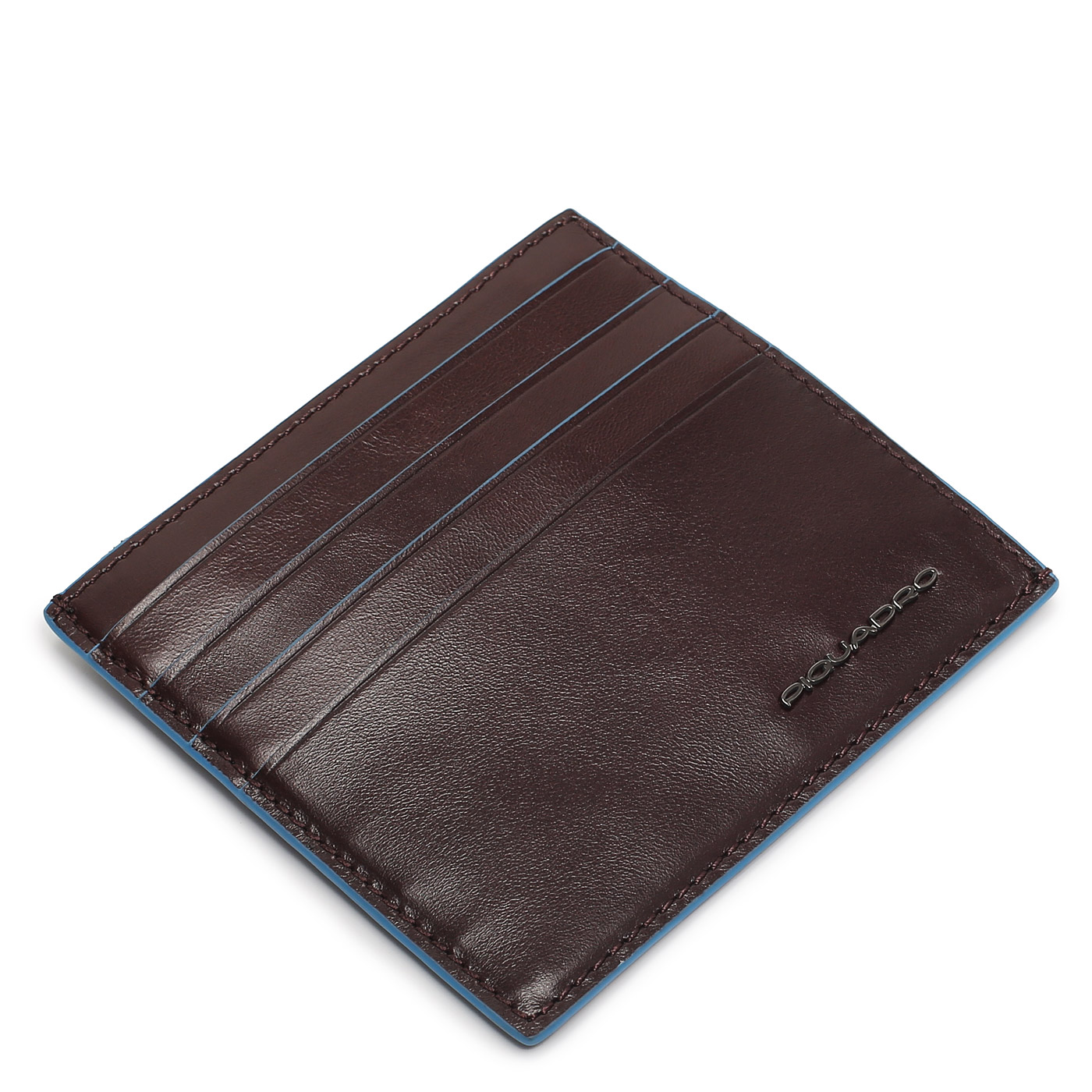 Кожаная визитница Piquadro Blue square