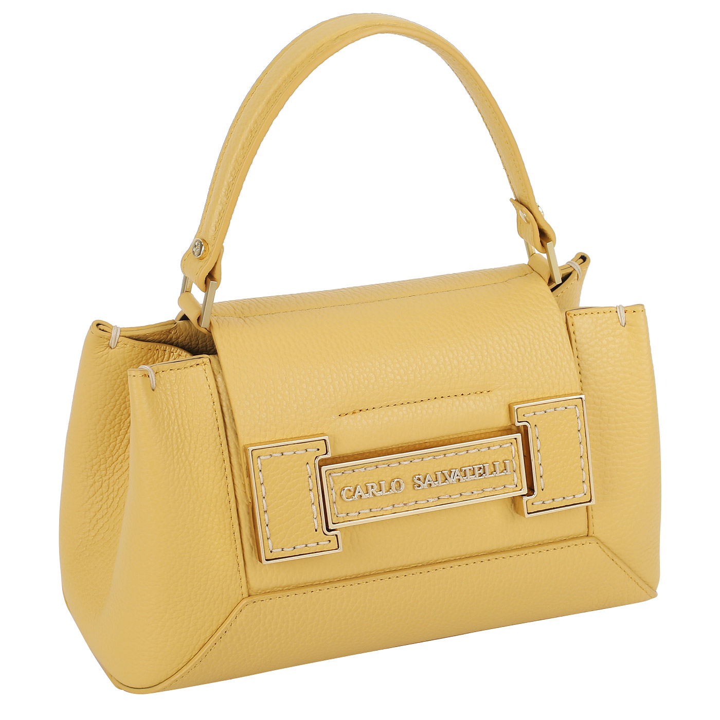 Кожаная сумка Carlo Salvatelli Marta gemma